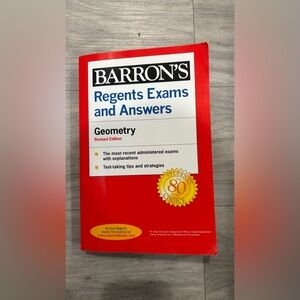 Barron's Regents Exams and Answers Geometry - Red/White/Blue Cover